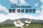 고려 궁궐 개성 만월대 남북공동발굴 웹툰·영상 공모전 개최